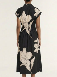 STAPLE THE LABEL VEDA MIDI DRESS