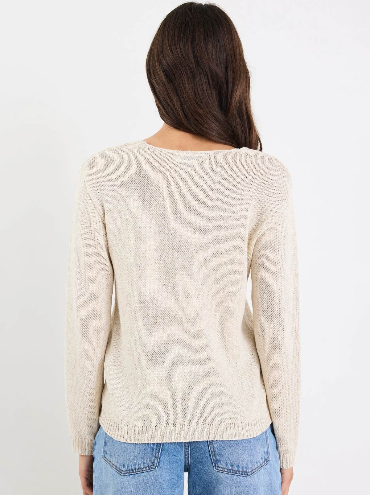 STORIES BE TOLD AFTERNOON RELAXED V NECK JUMPER