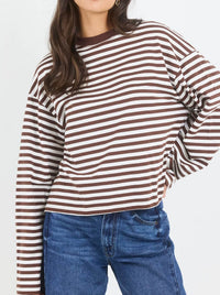 STORIES BE TOLD UNITE STRIPE LONG SLEEVE TEE