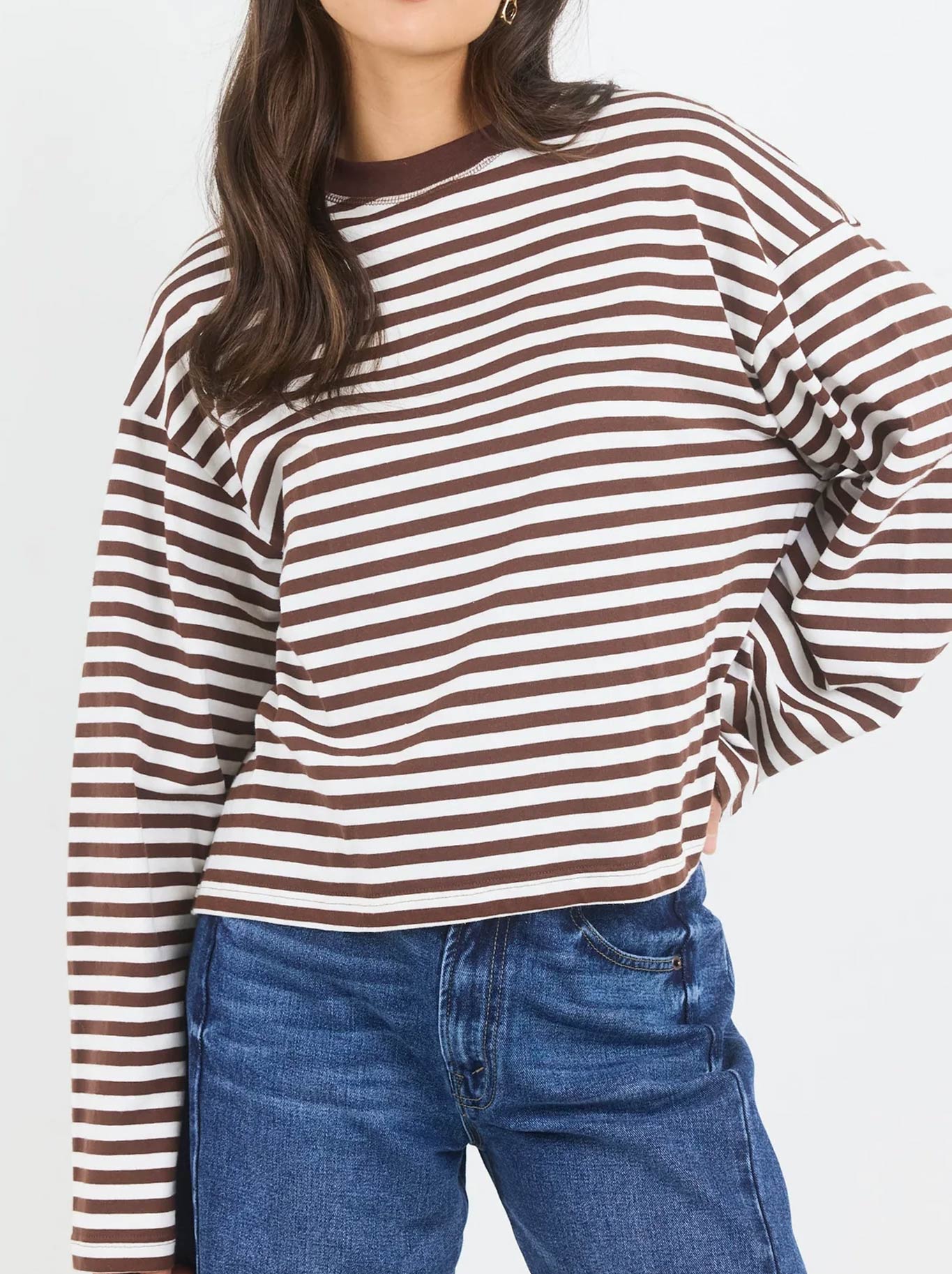 STORIES BE TOLD UNITE STRIPE LONG SLEEVE TEE
