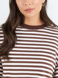 STORIES BE TOLD UNITE STRIPE LONG SLEEVE TEE