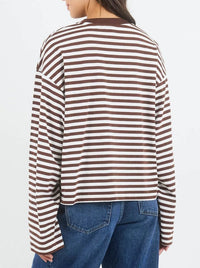 STORIES BE TOLD UNITE STRIPE LONG SLEEVE TEE