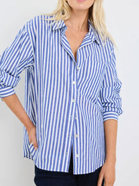 STORIES BE TOLD YOU GOT THIS STRIPE OVERSIZED SHIRT