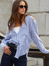 STORIES BE TOLD YOU GOT THIS STRIPE OVERSIZED SHIRT
