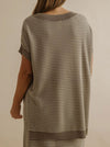 TALAMAYA LATTICE SHORTSLEEVE PULLOVER