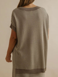 TALAMAYA LATTICE SHORTSLEEVE PULLOVER