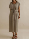 TALAMAYA LATTICE KNITTED DRESS