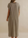 TALAMAYA LATTICE KNITTED DRESS