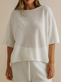 TALAMAYA NAUTILUS SHORT SLEEVE PULLOVER