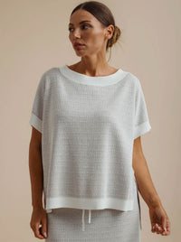 TALAMAYA CREPE KNITTED TEE