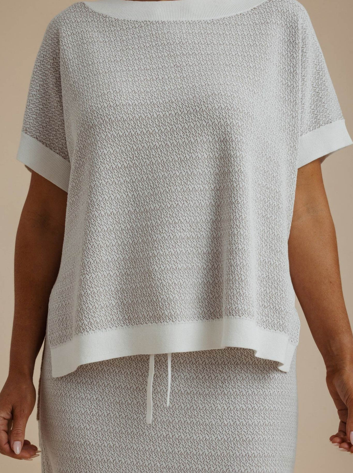 TALAMAYA CREPE KNITTED TEE
