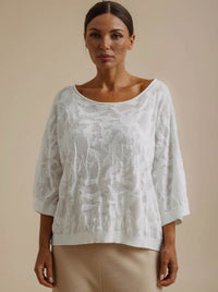 TALAMAYA PARADIS JACQUARD PULLOVER