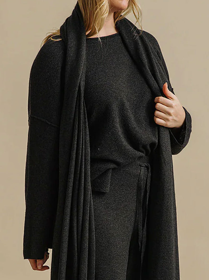 TALAMAYA WINTER RETREAT MERINO COTTON PULLOVER