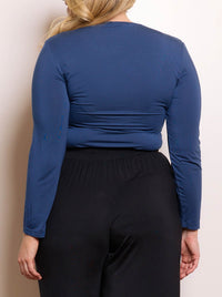 TANI LONG SLEEVE SCOOP TEE