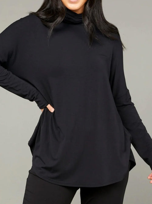 TANI SWING TURTLE NECK TOP