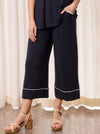 TANI CULOTTE RESORT PANT WITH TRIM