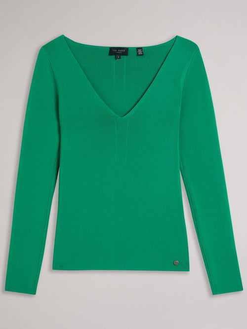 TED BAKER CILESTE SLIM KNIT TOP