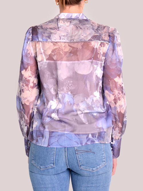 TED BAKER FFARAHH RUFFLE BLOUSE