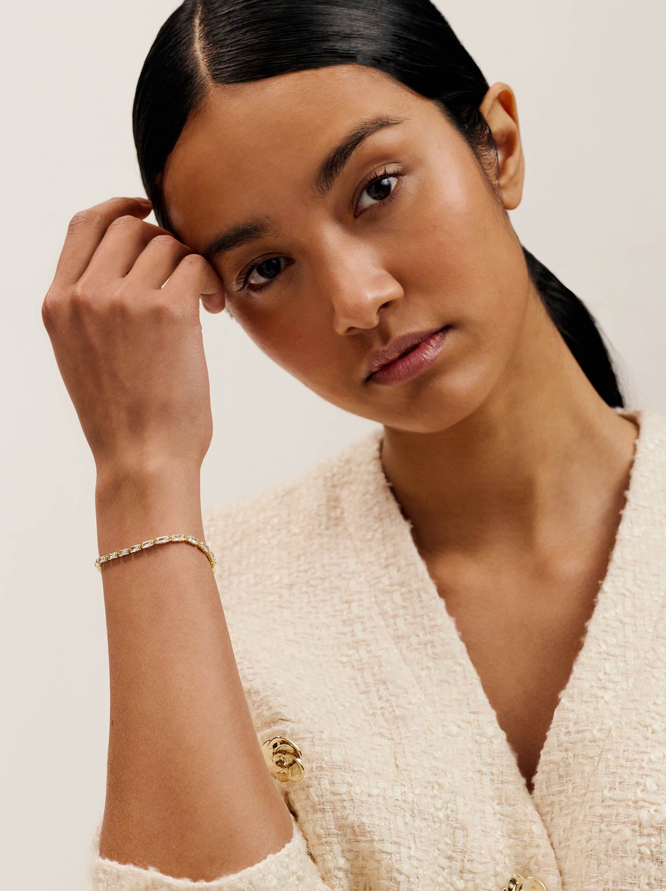 TED BAKER ISELA BAGUETTE SLIDER BRACELET
