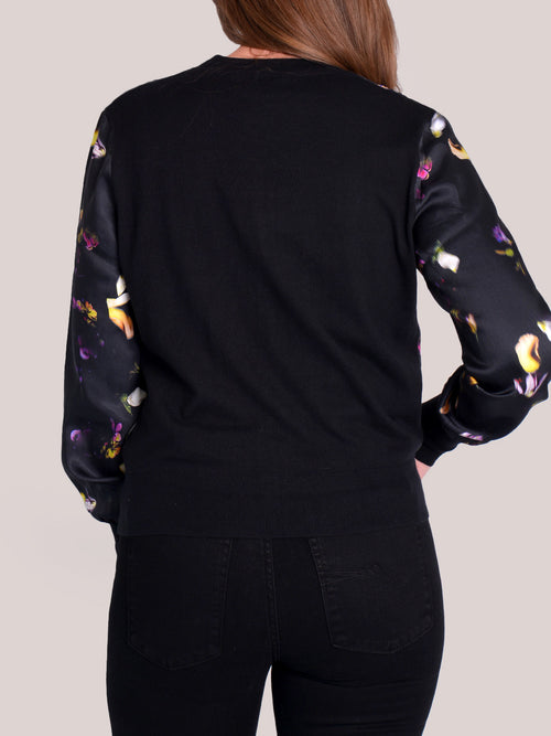 TED BAKER JANTA PRINTED FRONT CARDI