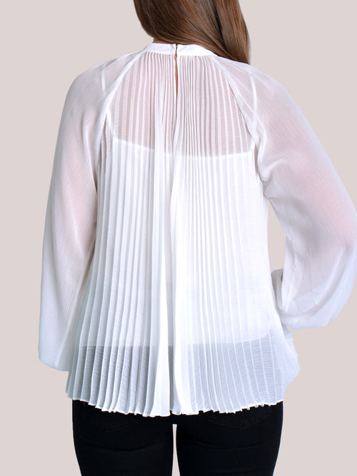 TED BAKER MACENZI PLEAT FRONT TOP