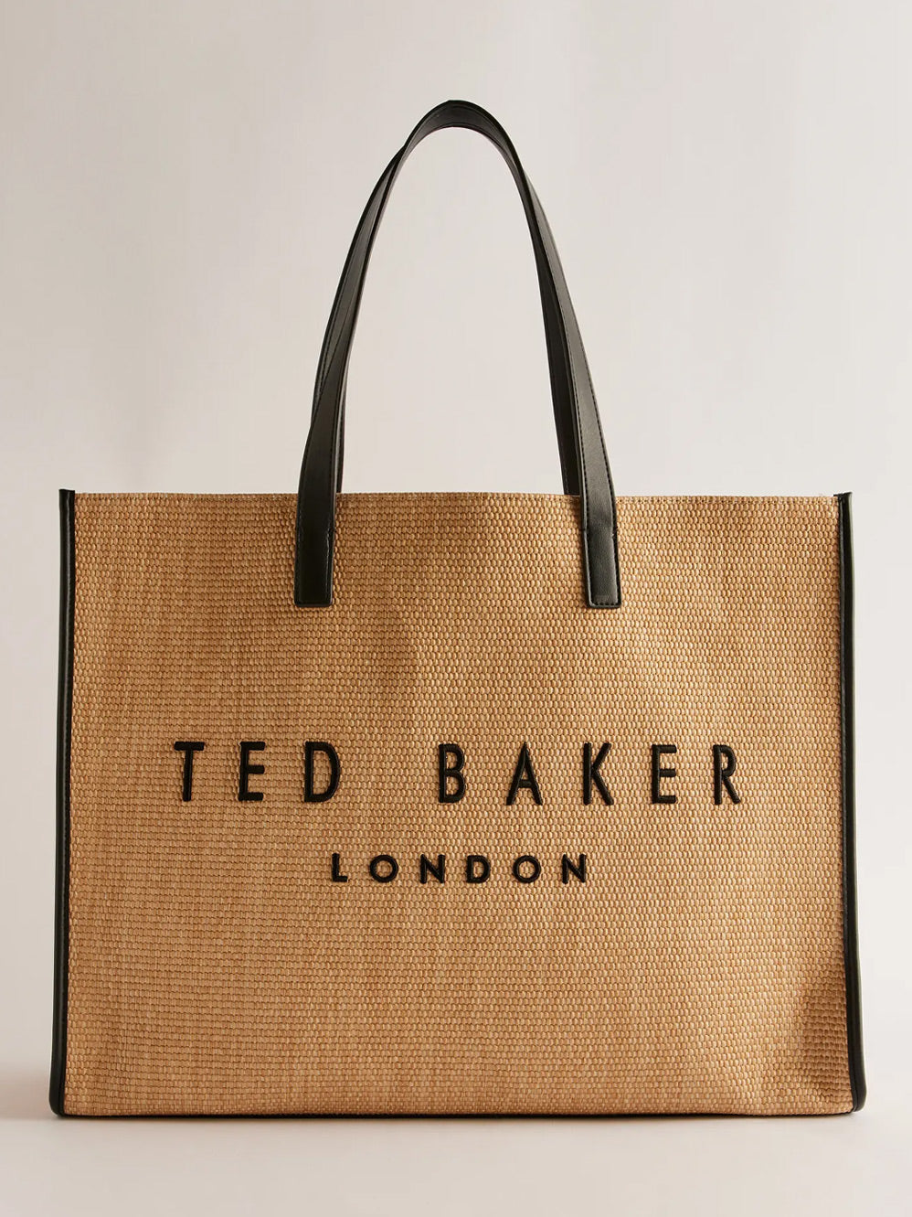 TED BAKER PALLMER LARGE WOVEN TOTE BAG