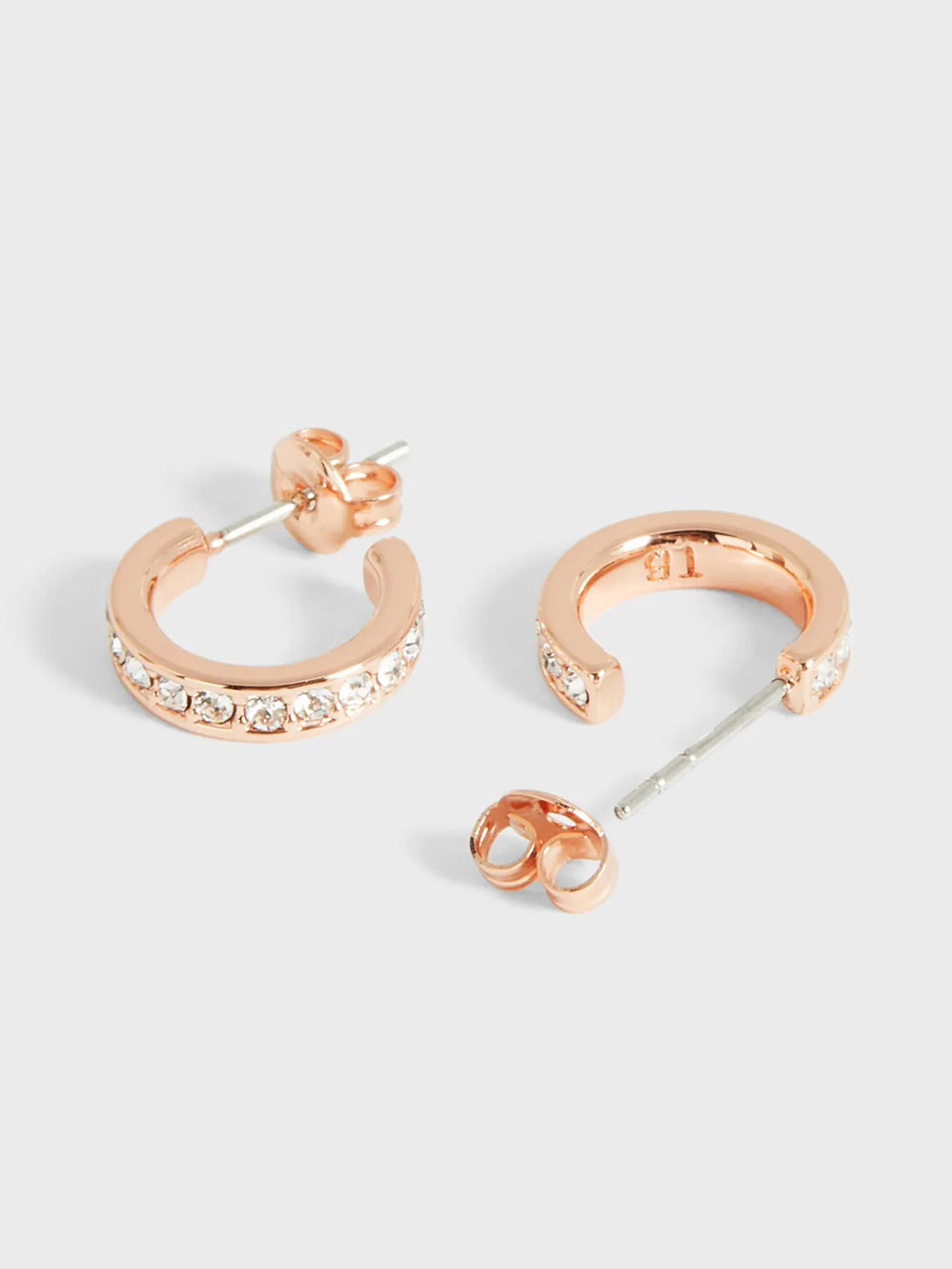 TED BAKER SEENITA NANO HOOP HUGGIE EARRINGS