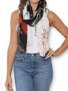 THE ARTISTS LABEL THE GIRL WITH THE RED BOB SCARF