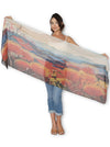 THE ARTISTS LABEL BLUE MOUNTAINS GOLDEN HOUR SCARF