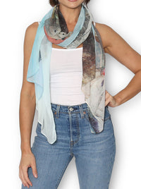THE ARTISTS LABEL VERNAZZA ITALY SCARF