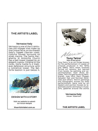 THE ARTISTS LABEL VERNAZZA ITALY SCARF
