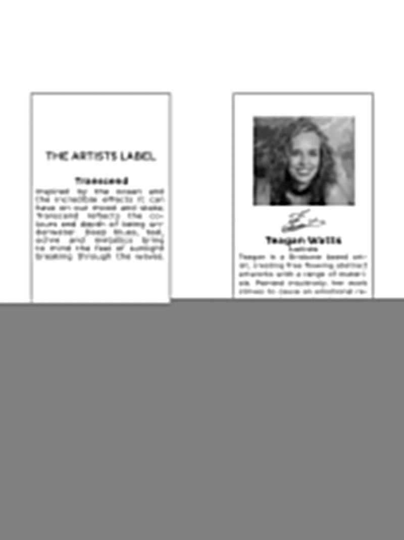 THE ARTISTS LABEL TRANSCEND SCARF