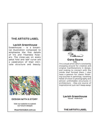 THE ARTISTS LABEL LAVISH GREENSHOUSE SCARF