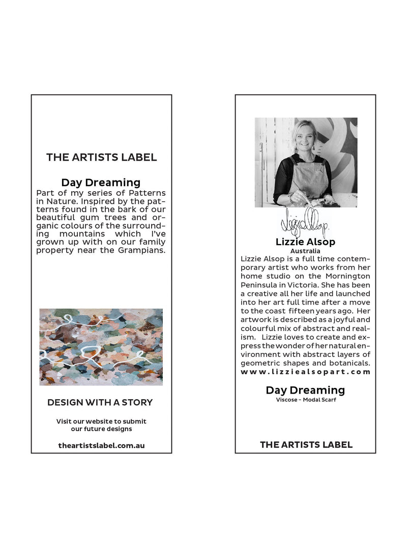THE ARTISTS LABEL DAY DREAMING SCARF