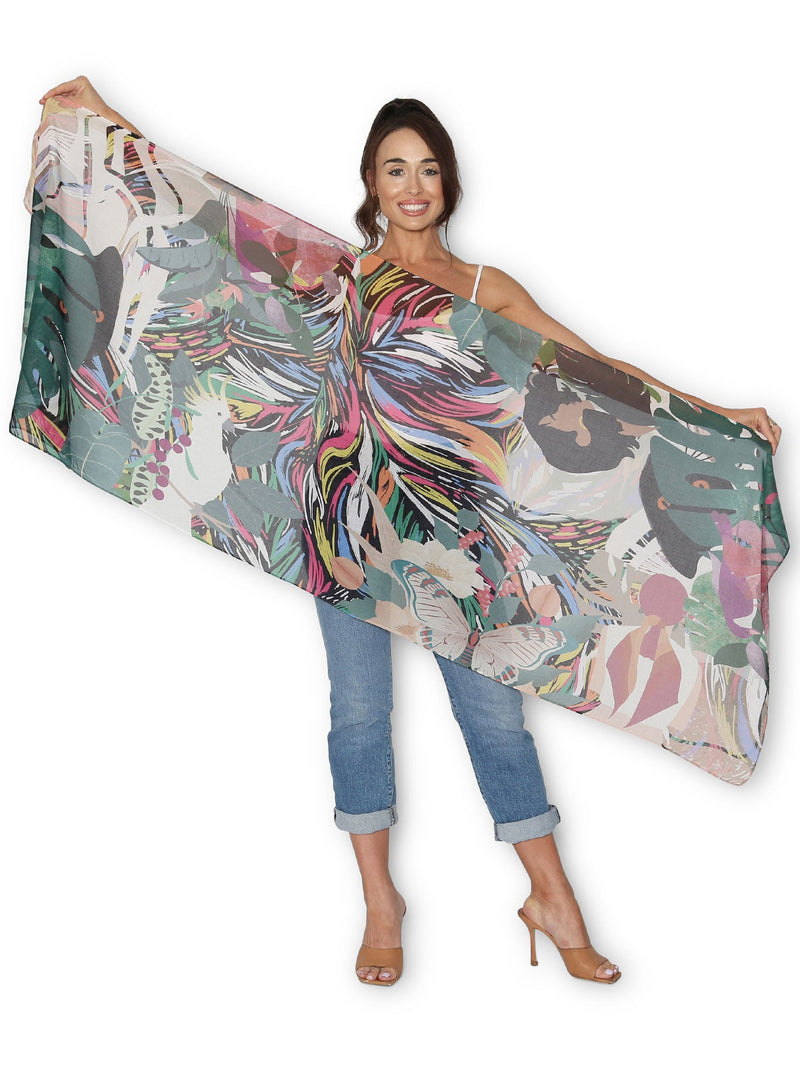 THE ARTISTS LABEL TROPICAL PARADISE SCARF