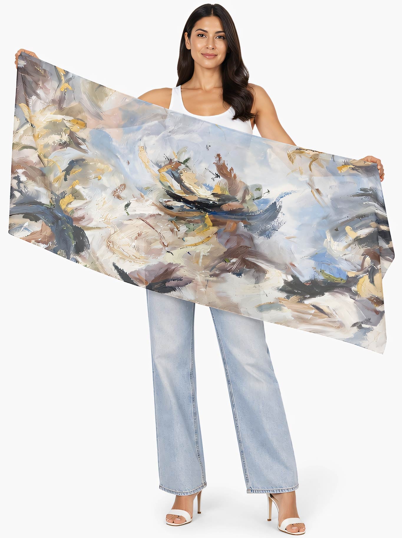 THE ARTISTS LABEL ECHOES OF CREATION SCARF