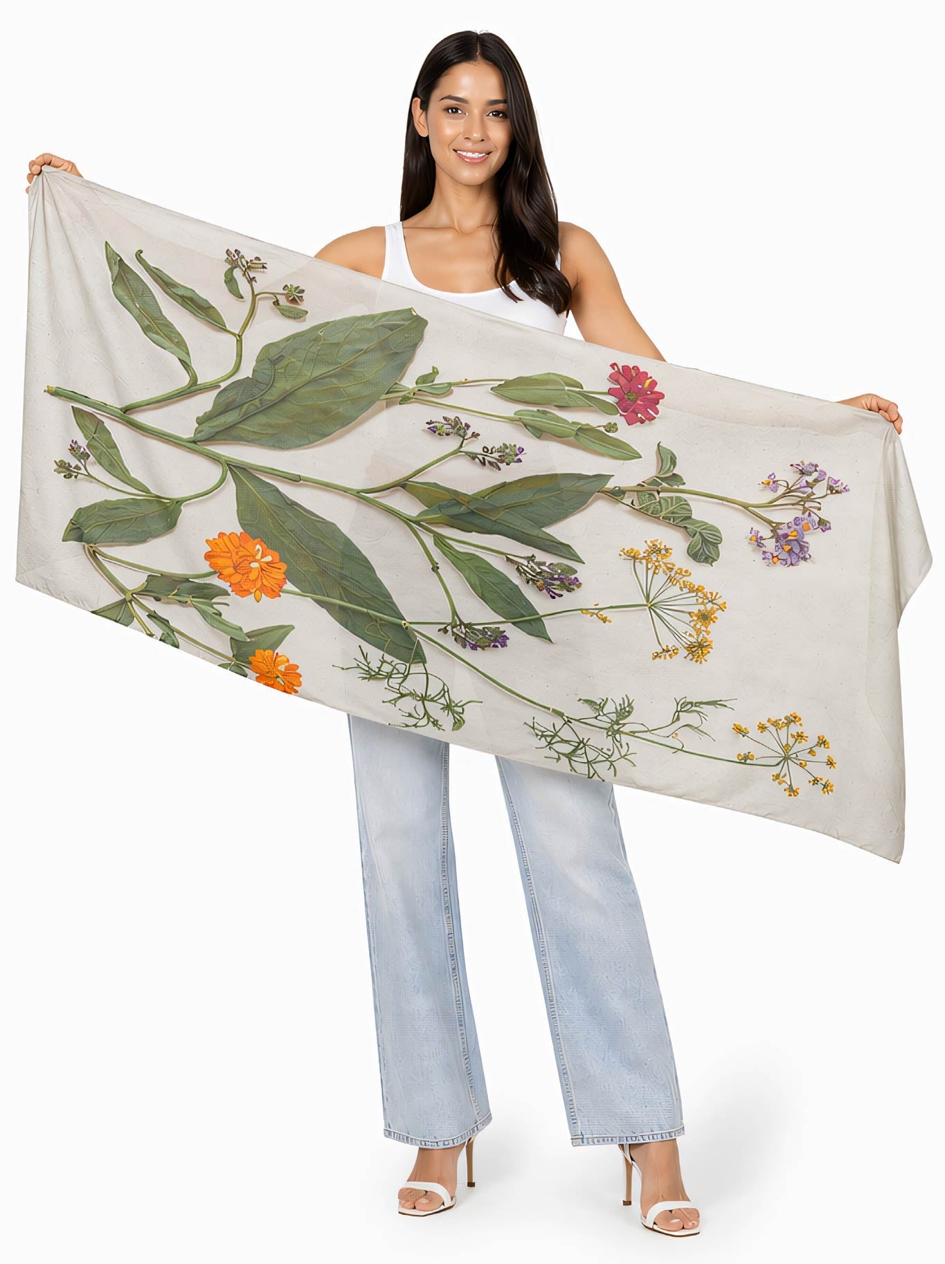 THE ARTISTS LABEL SUMMER MEDLEY WOOL SCARF