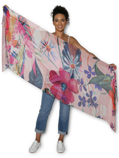 THE ARTISTS LABEL BEYOND THE GARDEN SCARF