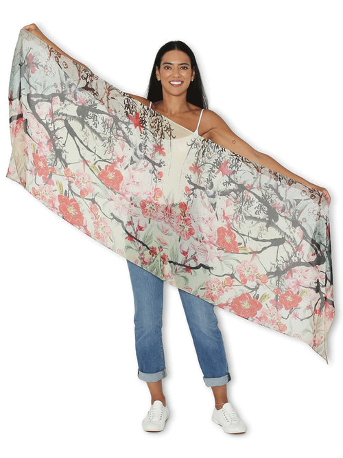 THE ARTISTS LABEL CHERRY TREE SCARF