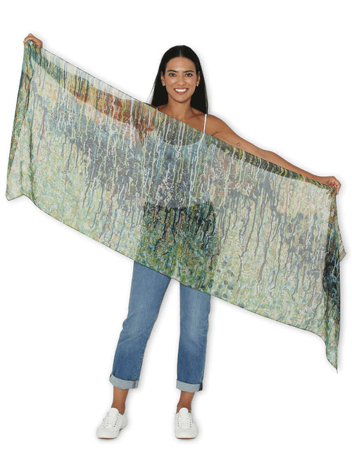 THE ARTISTS LABEL BAY OF NAPLES SCARF