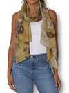 THE ARTISTS LABEL ORIENTE FOULARD WOOL SCARF