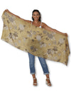 THE ARTISTS LABEL ORIENTE FOULARD WOOL SCARF