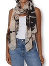 THE ARTISTS LABEL RADIO GARDEN WOOL SCARF