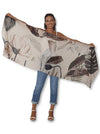 THE ARTISTS LABEL RADIO GARDEN WOOL SCARF