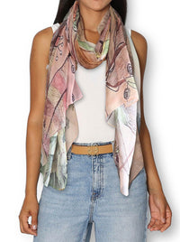 THE ARTISTS LABEL BIRDS GATHERING SCARF