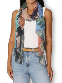 THE ARTISTS LABEL A DAY IN TAHITI SCARF