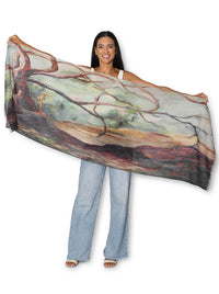 THE ARTISTS LABEL BLOWN AWAY WOOL SCARF