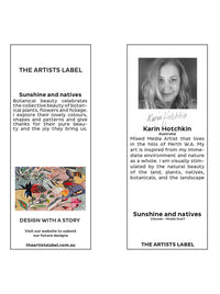 THE ARTISTS LABEL SUNSHINE AND NATIVES SCARF