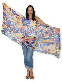 THE ARTISTS LABEL WINDSWEPT BOTANICA SCARF
