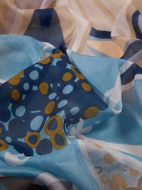 THE SCARF COMPANY MIRABEL SQUARE SILK SCARF